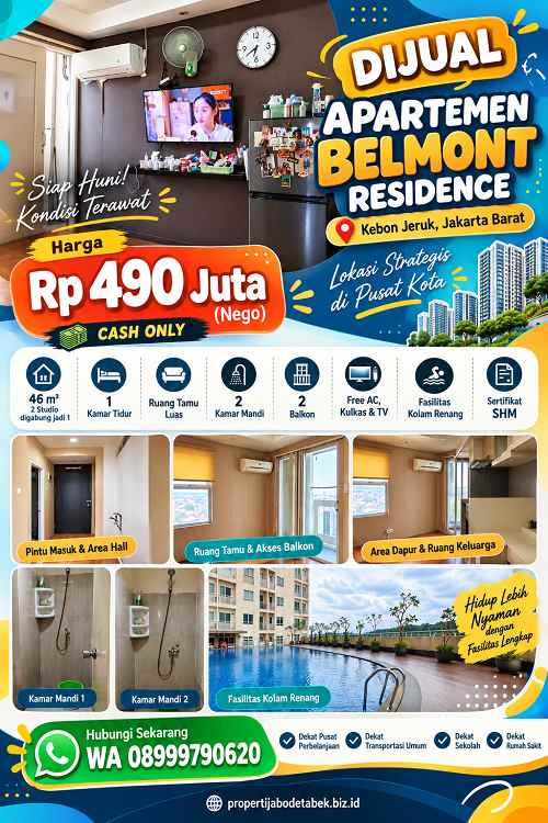 dijual apartemen jalan lapangan bola meruya