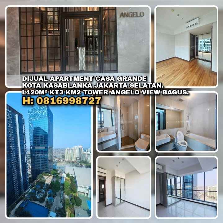 dijual apartemen kota kasablanka tebet
