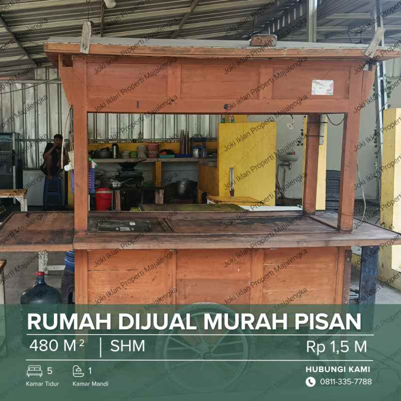 dijual cepat angkringan beserta kosan 5 pintu
