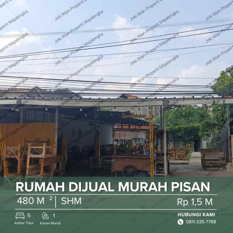 dijual cepat angkringan beserta kosan 5 pintu