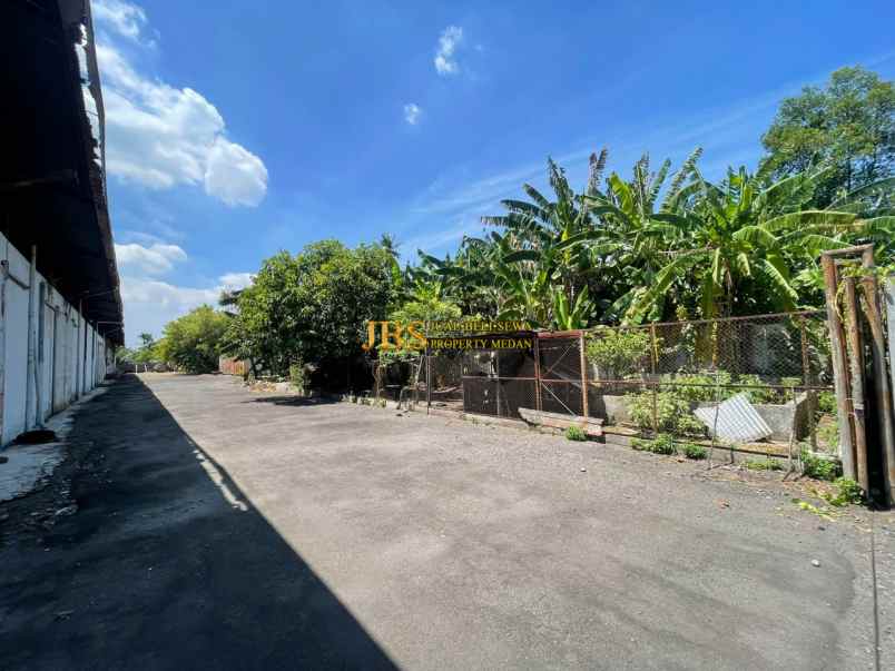 dijual gudang 1 tingkat di jalan paya bakung binjai