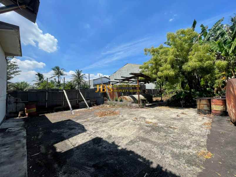 dijual gudang 1 tingkat di jalan paya bakung binjai