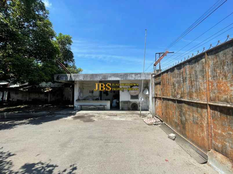 dijual gudang 1 tingkat di jalan paya bakung binjai