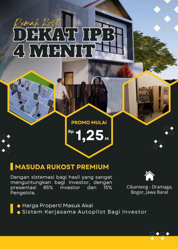 Rumah Kost Atau Rukost Premium Termurah Dekat Ipb Bogor
