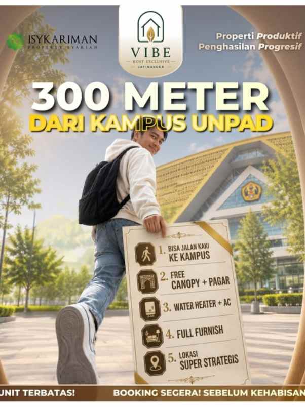 dijual kost jatinangor sumedang jawa barat