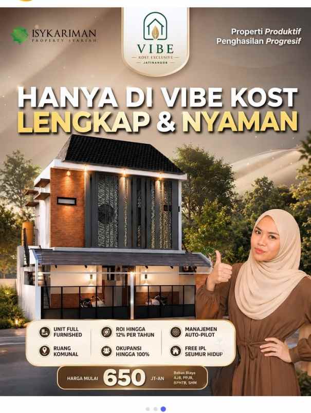 dijual kost jatinangor sumedang jawa barat