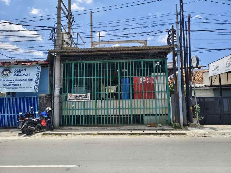 dijual ruko gudang kantor jalan agus salim bekasi