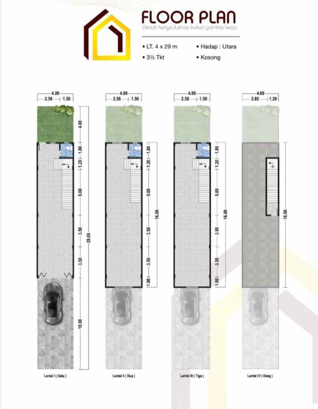 dijual ruko gudang kantor jalan perjuangan hm yamin
