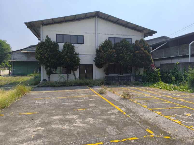 dijual ruko gudang kantor jalan raya setu bekasi