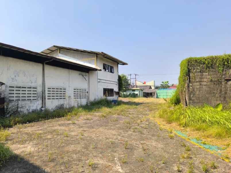 dijual ruko gudang kantor jalan raya setu bekasi