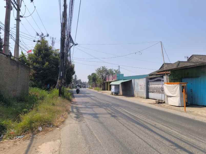 dijual ruko gudang kantor jalan raya setu bekasi
