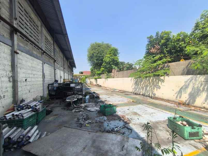 dijual ruko gudang kantor jalan raya setu bekasi