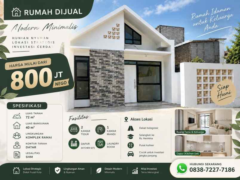 dijual rumah antapani