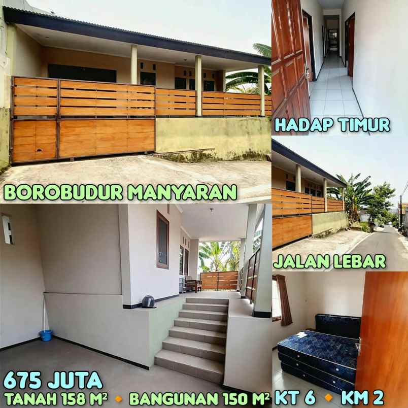 dijual rumah borobudur