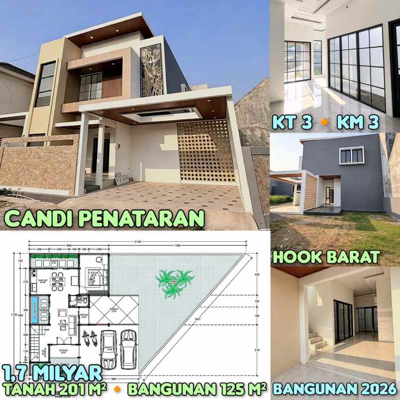 dijual rumah candi penataran