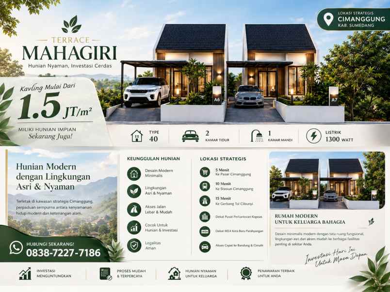 dijual rumah cimanggung