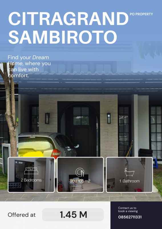 dijual rumah citra grand