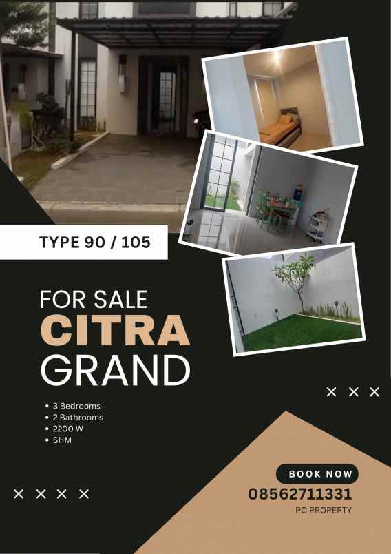 dijual rumah citra grand