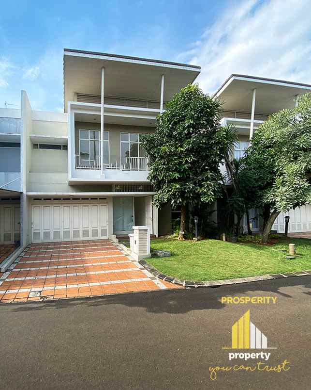 dijual rumah cluster grisea the springs