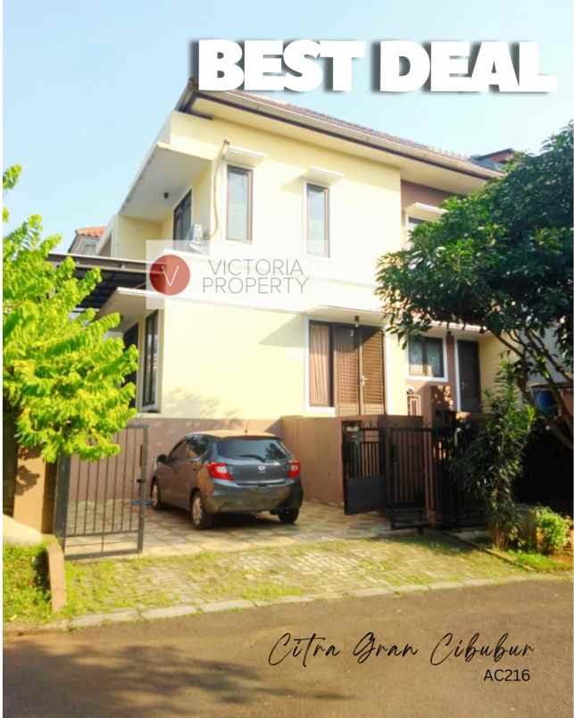 dijual rumah di citragran cibubur posisi hook