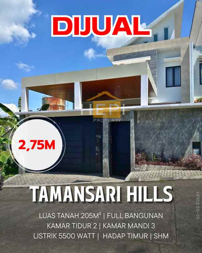 dijual rumah di tamansari hills semarang