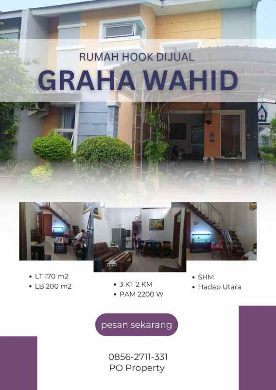 dijual rumah graha wahid