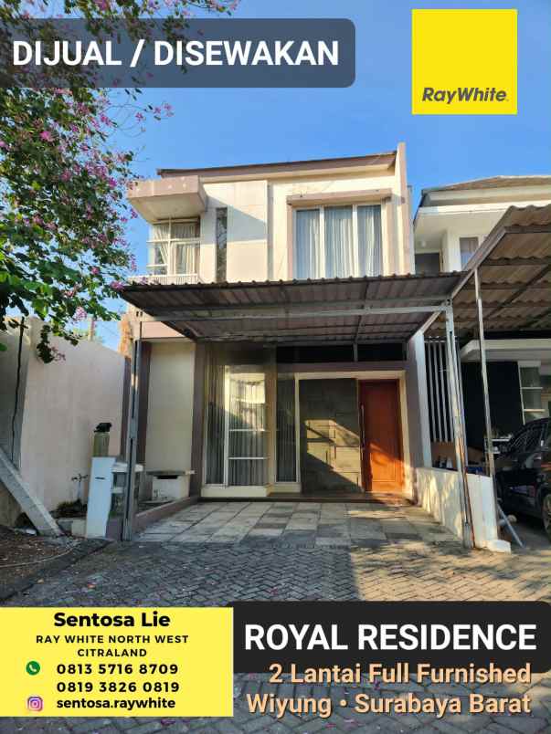 dijual rumah jalan royal residence