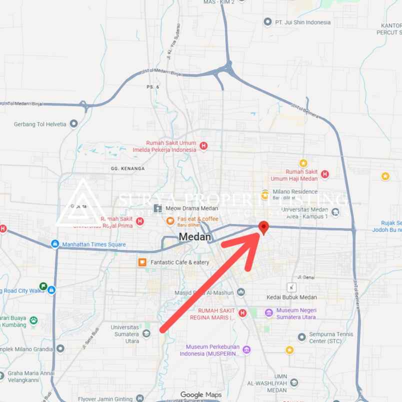 dijual rumah jalan tanjung ledong medan perjuangan