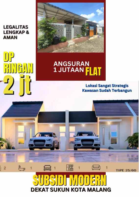 dijual rumah jamuran sukodadi malang