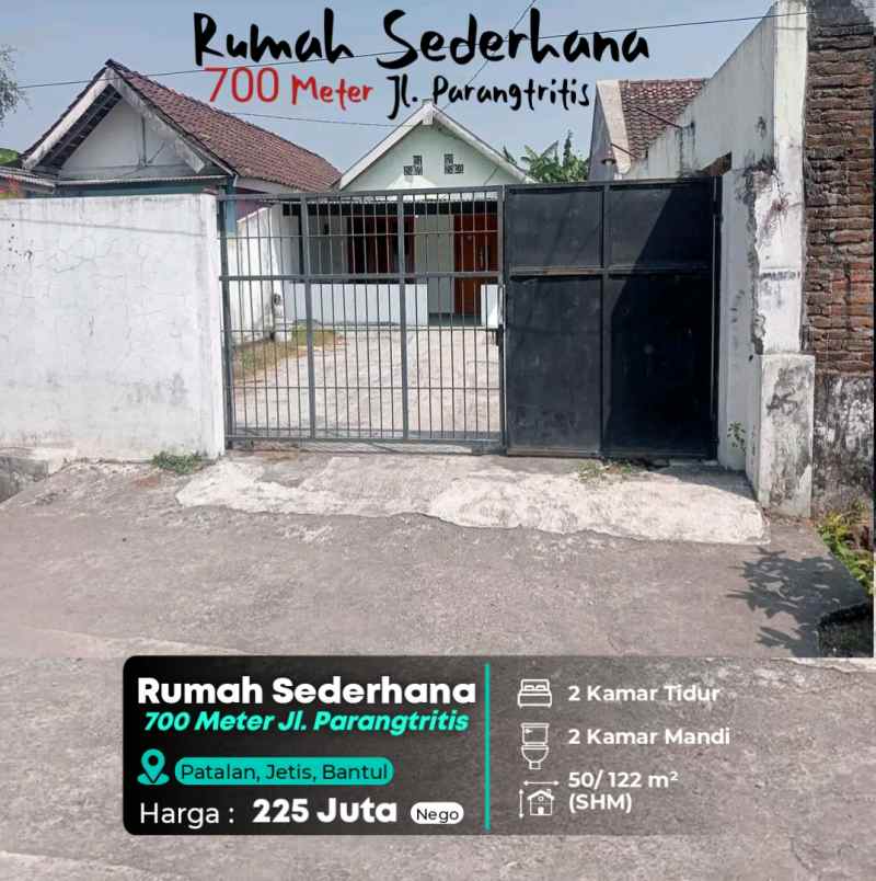 dijual rumah jetis