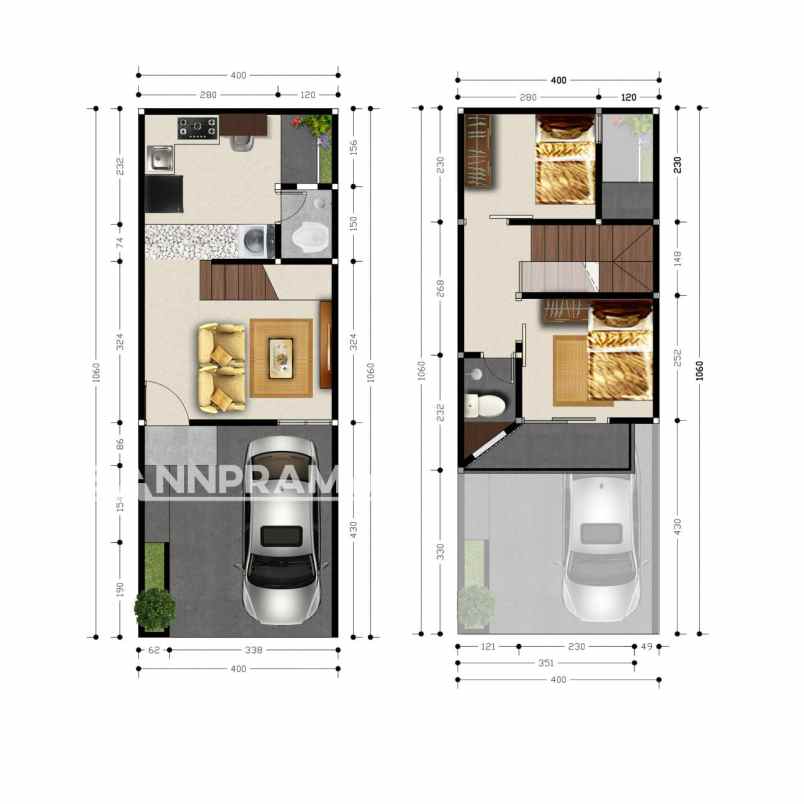 dijual rumah jln sawangan
