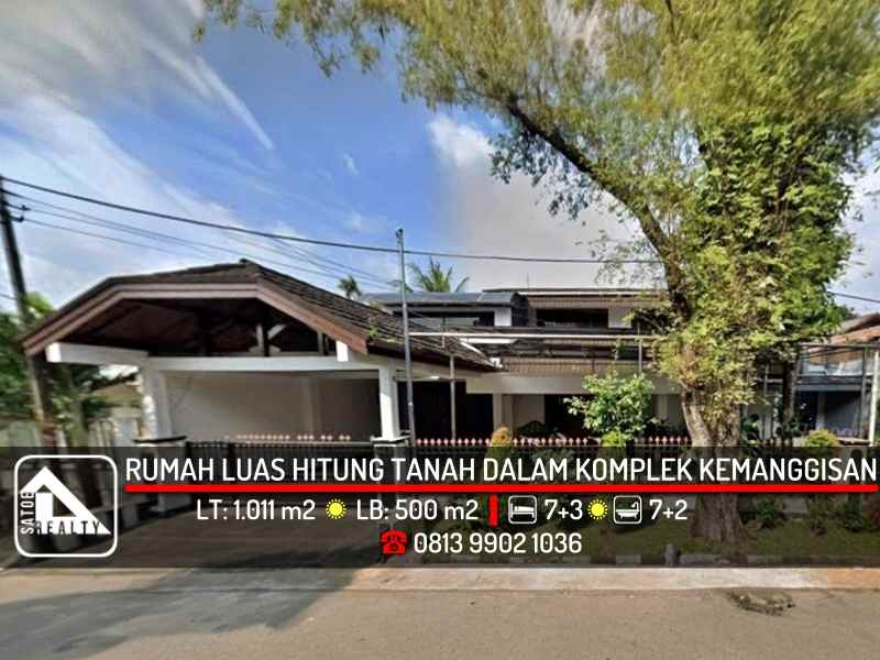 dijual rumah kemanggisan palmerah