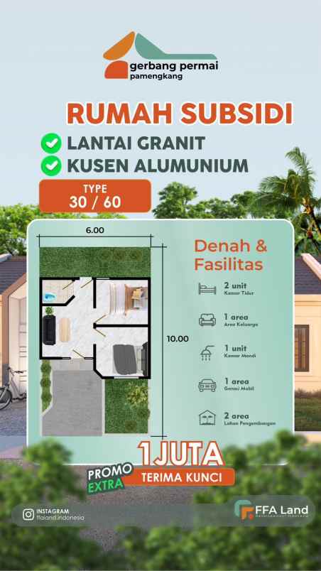 dijual rumah kesambi