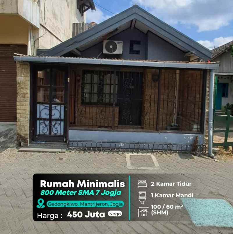 dijual rumah mantrijeron