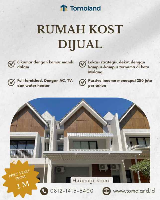 dijual rumah merjosari