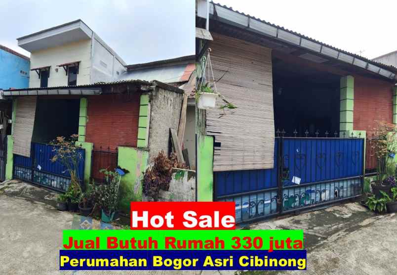 dijual rumah perumahan bogor asri