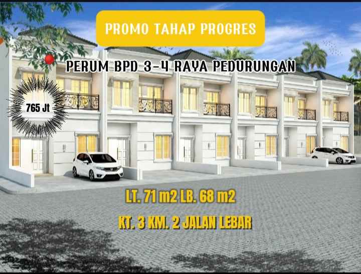 dijual rumah perumahan bpd 3 dan 4