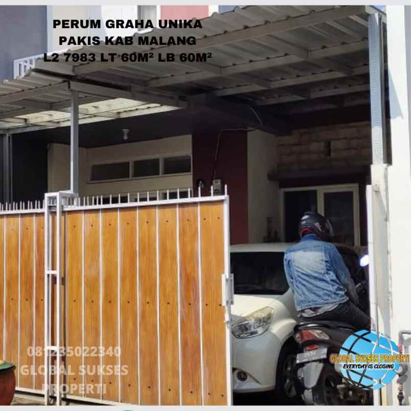dijual rumah perumahan graha unika