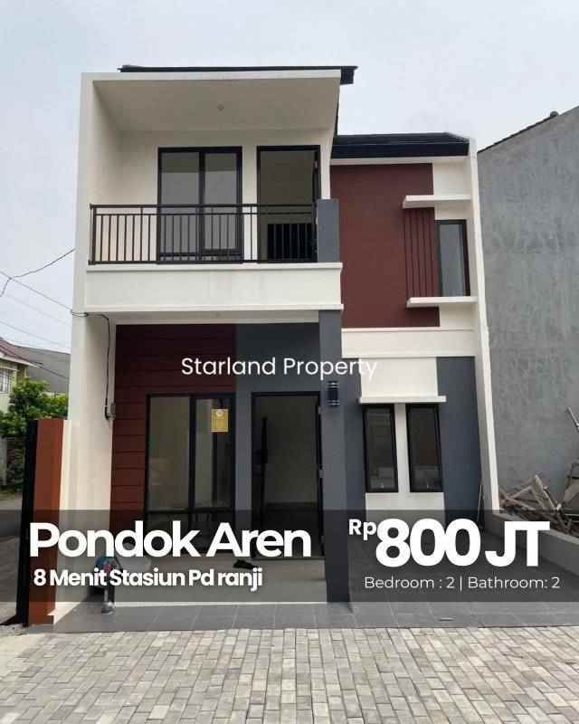 dijual rumah pondok aren