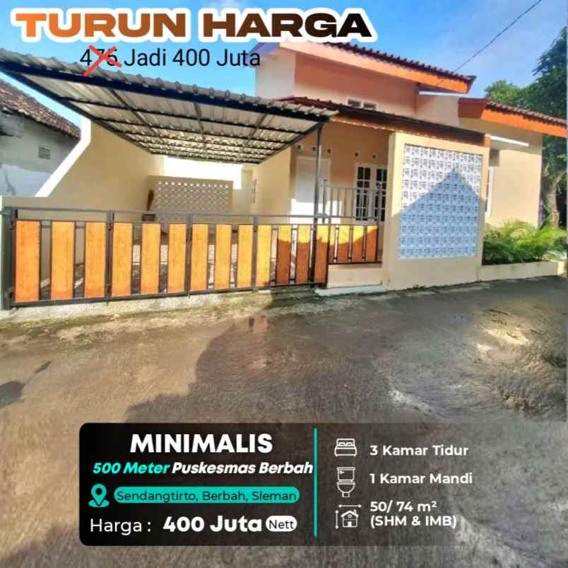 dijual rumah sendangtirto