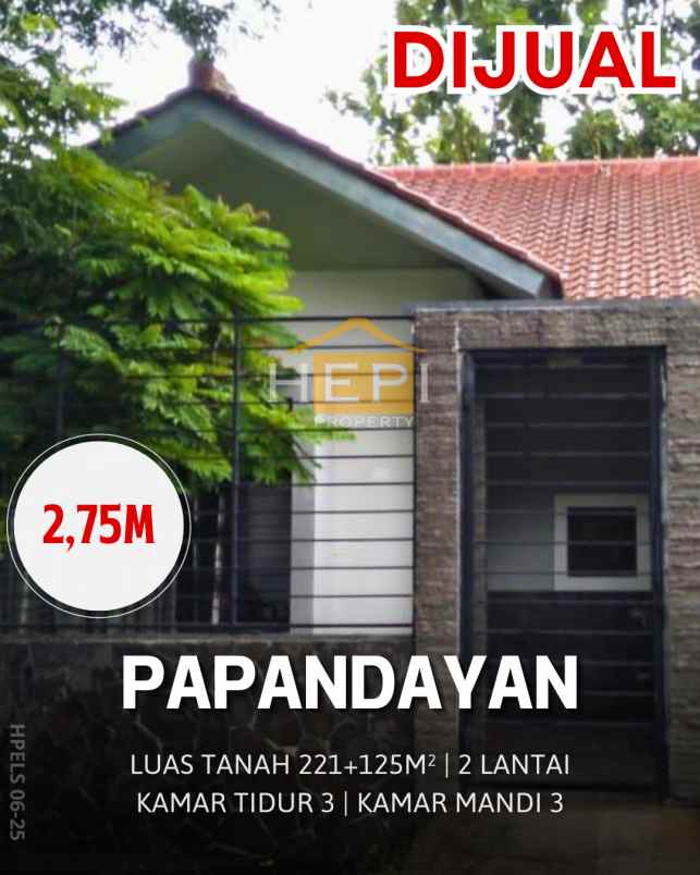 dijual rumah siap huni papandayan semarang