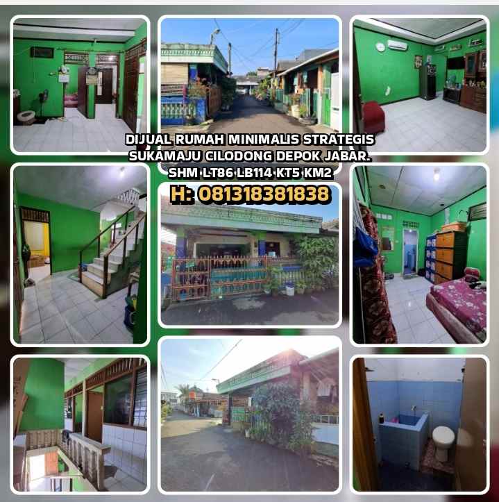dijual rumah sukamaju cilodong depok