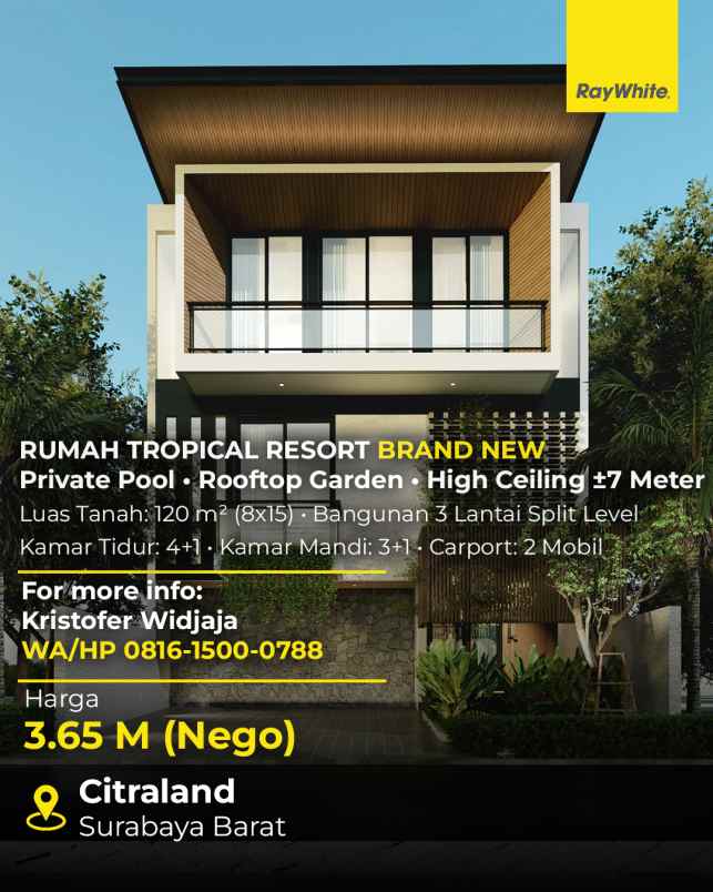 dijual rumah taman puspa raya citraland