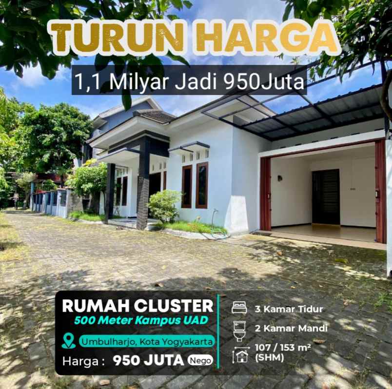 dijual rumah umbulharjo