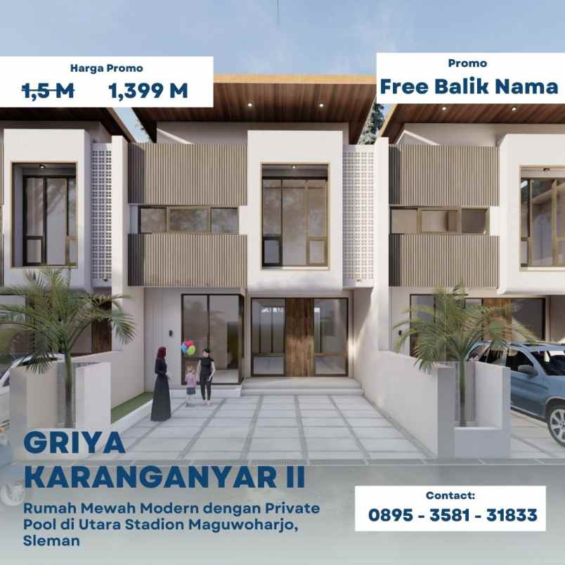 dijual rumah wedomartani ngemplak sleman