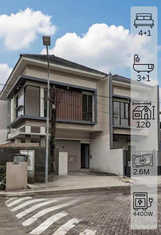 dijual rumah wisma mukti