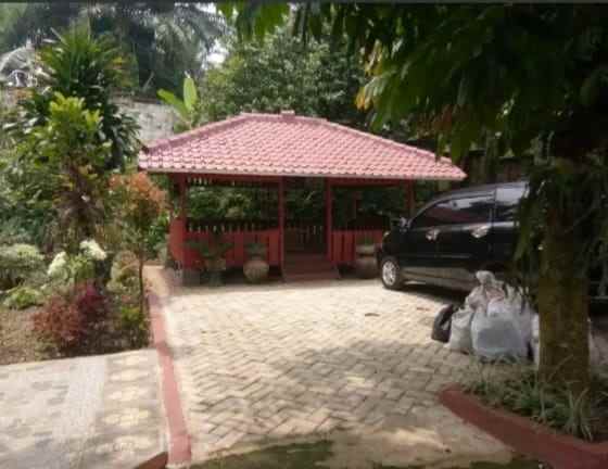 dijual tanah ada kolam ikan rancabungur bogor
