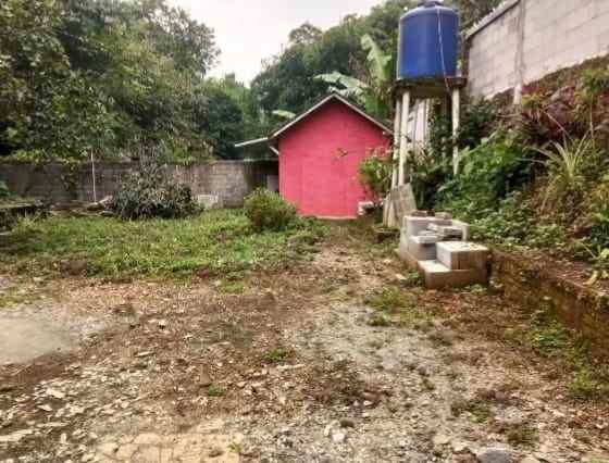 dijual tanah ada kolam ikan rancabungur bogor