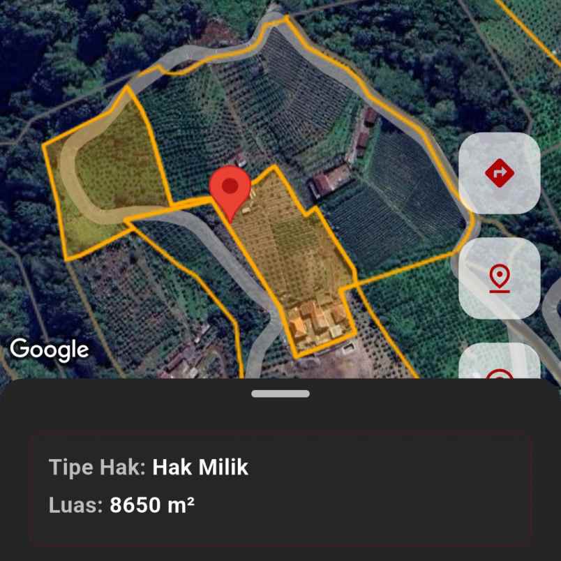 dijual tanah buluh indah