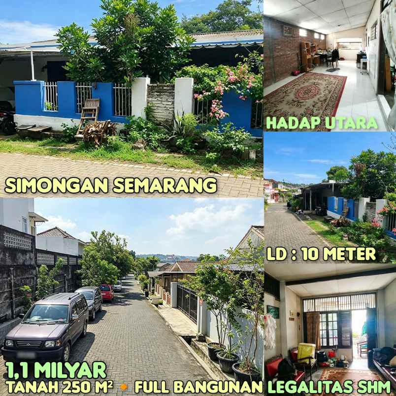 dijual tanah dan bangunan di simongan semarang